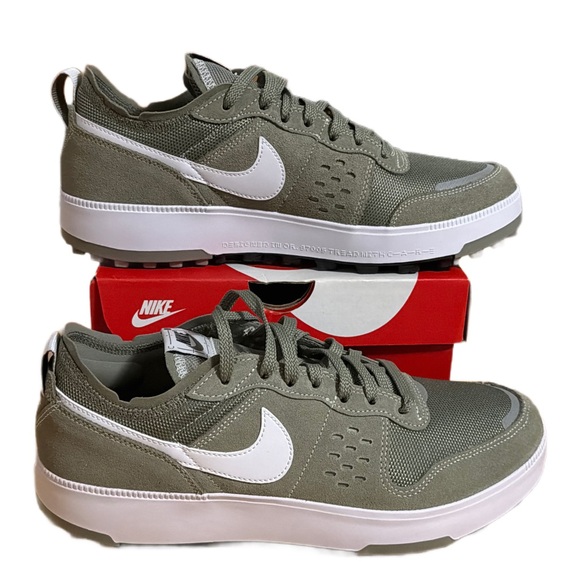 Nike CITY Men's Olive and White Sneakers Size 10.5 *NEW* - Picture 2 of 8